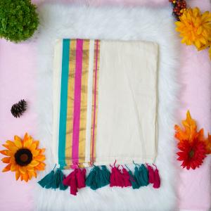 Mulcotton kerala saree 120 count