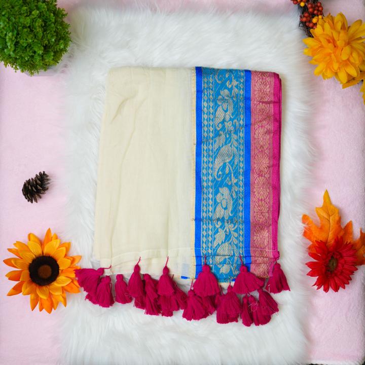 Mulcotton kerala saree 120 count