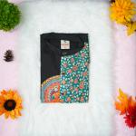 Size L - Kathakali art printed full sleeve black green shirt for men