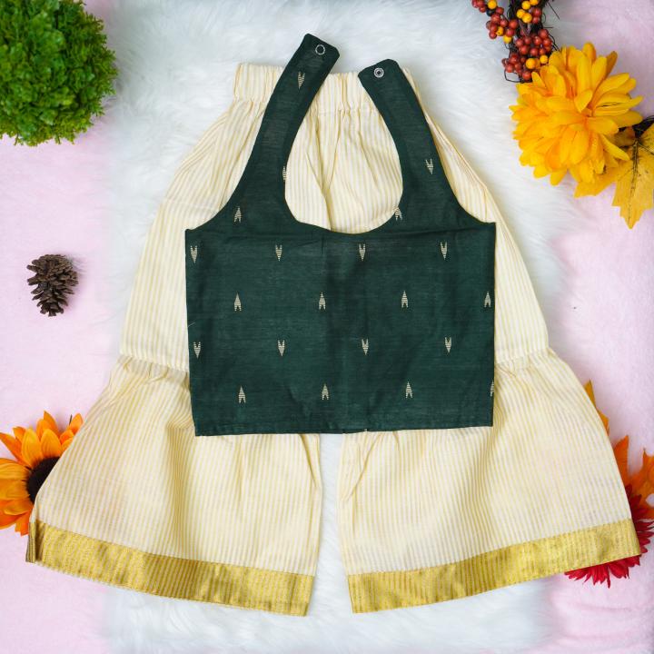3 yr old - Kids onam collection - Pant and top with lining