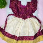 2 yr old - Rose onam froak with lining